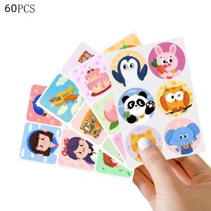 Happily Baby 36/60pcs in 1 Mosquito Proof Sticker for Baby Fashion Cartoon Portable Mosquito Repellent Patch Kids