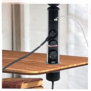 Krisbow 3soket Usb For Table Pop-up Table Power Outlet Stop Kontak Colokan Tanam Untuk Meja Berlubang Kris Bow 3 Socket Black Hitam