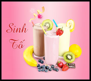 Tranh DÁN quán CF  TRÀ SỮA ĐỒ ĂN...