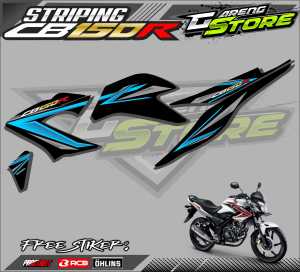 STRIPING VARIASI HONDA CB 150R / STICKER LIST VARIASI MOTOR CB 150 R