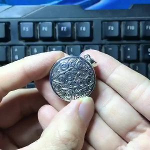 Pendant Real 925 Sterling Silver Luxury Jewelry 2026 Trend Round Photo Personalized Necklaces Pendants Men Women Choice P5