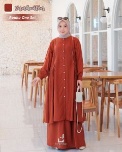 RAAHA ANNASIHAH SET MALAY ATASAN DAN ROK YORIS BUSUI FRIENDLY SYARI ELEGANT