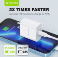 IDEAL1 PC850 Bavin Wall Charger 20W PD Adapter Flash Single Head TYPE-C PD20W USB C For iPhone 15. 