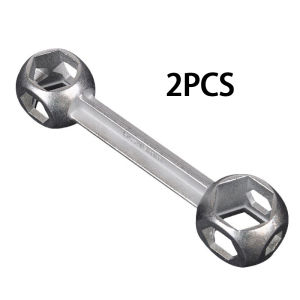 6-15mm 10-in-1 Portable Dog Bone Wrench Rust-Proof Multi-Function Hexagon Screw Wrench Tool