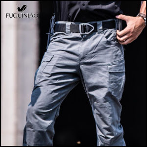 FUGUINIAO Tactical Pants Commuter Multifunctional Stretch Mountaineering Tactical Pants