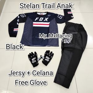 PROMO STELAN ANAK Jerseyset TRAIL CROSS- Jersey set Trail ANAK 4 SAMPAI 12 TAHUN- BISA BAYAR DI TEMPAT Jersey & Celana Motocross - Jersey Trabas F013- Jersey Stelan MX Cross - Satu Set Jersey & Celana FREE GLOVES - Jersey PREMIUM - Celana Cordura