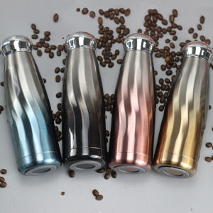 【Gift Town】  Newest Hot 380ml Water Travel Bottle Vacuum Insulated Thermal Metal Sports Chilly Flask/warm cup