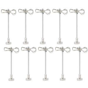 MKEB 10Pcs สร้างสรรค์และสร้างสรรค์ ตัวยึดขดลวดยุง แบบพกพาได้ ฐานแม่เหล็กที่แข็งแกร่ง กรอบรองรับแม่เหล็ก ง่ายต่อการใช้ ชั้นวางกลางแจ้ง ที่หนีบธูป อุปกรณ์ตั้งแคมป์