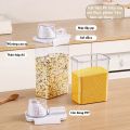 [HCM] Hộp đựng bột giặt nước giặt nước xả bằng nhựa cao cấp có nắp đậy-TyHome. 