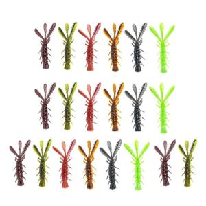 20 cái mồi bơi mồi tôm Jig Tôm Nhân tạo mồi mồi câu mềm Mồi Câu Cá Tôm wobblers với cá hấp dẫn