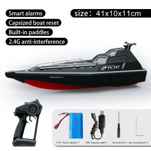 ST[Fast Delivery][Original Available] 2.4g Wireless Rc Boat Remote Control Tx727 Boat Remote Control Speedboat High-Horsepower High-Speed Model Boat Boy Toy Xmas Gift