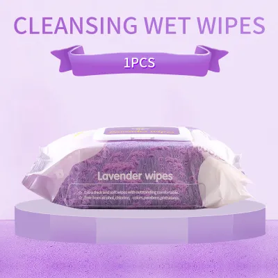 100-sheet lavender-scented alcohol-free gentle baby wipes family pack for single use.