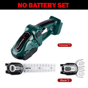 20000 vòng/phút 24V điện không dây Tông đơ cắt tỉa 2 trong 1 cầm tay hiệu quả hộ gia đình cây bụi Máy cắt cỏ vườn cắt tỉa công cụ