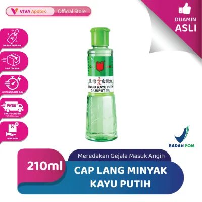 Cap Lang Minyak Kayu Putih untuk Menghangatkan Tubuh (210 ml)