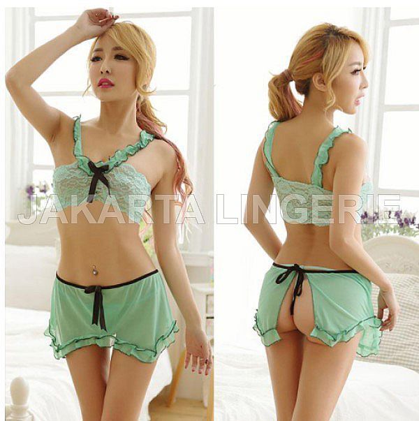 Jakarta Lingerie Sexy Hot JLK025 Sweet Green Baju Tidur Wanita Transparan | Lazada Indonesia Jakarta Lingerie Sexy Hot JLK025 Sweet Green Baju Tidur Wanita Transparan | Lazada Indonesia