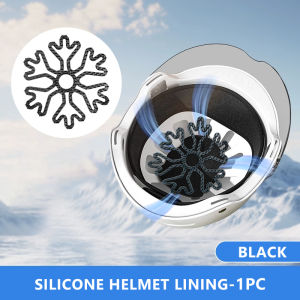 หมวกกันน็อครองหมวกกันน็อกมีความยืดหยุ่นแผ่นซิลิโคนด้านในป้องกันภายในหมวกกันน็อกหมวกกันน็อคแผ่นเสริมด้านในได้ SEAMETAL