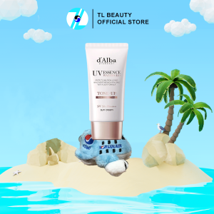 Kem chống nắng nâng tông dAlba UV ESSENCE Waterfull+ Tone-up Pink Correcting Sun Cream SPF 50+ 50ml