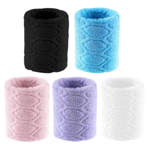 Dây đeo cổ tay thể thao thấm sweatband cổ tay sweatbands cho phụ nữ người đàn ông Kid Tennis Bóng đá bóng rổ chạy phòng tập thể dục tập thể dục