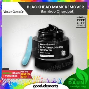 [100% ORIGINAL] VIBRANT GLAMOUR BLACKHEAD MASK REMOVER Bamboo Charcoal Peel-Off Acne