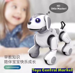 Mainan ROBOT anjing pintar mainan interaktif AI kecerdasan buatan Inteligent Remote Control Smart ROBOT DOG sensor inframerah sentuh dapat bergerak menyanyi bercerita mainan interaktif anjing robot pintar Modern exclusive luxury gift toys