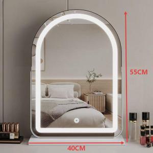 LED Desktop Makeup Mirror for Bedroom Smart Dressing Table Mirror Rechargeable Lighted Closet Mirror New Beauty Mirror