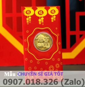 10 Cái Bao Lì Xì Hình Con Rắn Đài Loan Եài lộc sang chảnh - Mẫu 3