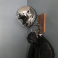 Wall-Mounted Storage Holder Motorcycle Helmet Rack Cloth Hooks Helmet Storage. 