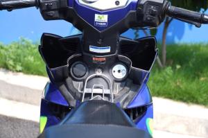 Cặp học đựng đồ 2 bên màu Cacbon xe Exciter 150