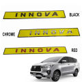 Toyota INNOVA Front hood Emblem badge sticker with GUIDE. 