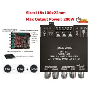 แอมจิ๋วบลูทูธ zk tb21 แท้ แอมป์จิ๋วแรงๆ12v แอมป์ zk tb21 แอมป์จิ๋วแรงๆ เพลท 502mt แอมป์จิ๋วบลูทูธ ขยายเสียงลำโพง 12v เเอมป์จิ๋วเครื่องขยายแอม บอร์ดบลูทูธ แอมป์บลูทูธ ZK-MT21