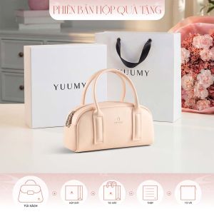 Bộ hộp quà YUUMY (Túi xách nữ YUUMY YTX77 + Hộp quà YHQ3T + Túi giấy YTG3T + Túi rút BVR3838 + Thiệp cảm ơn YBT1)