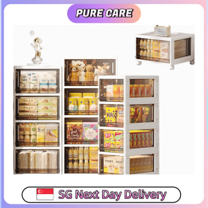 【Pure Care】 Multi-Layer Storage Rack with Wheels /Moveable Drawer Organizer Cabinet Trolley