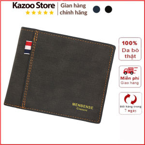 Ví Dáng Ngang Cho Nam Da Vân MB-022 Siêu Cao Cấp Chống Nước Menbense Ví Nam 3 Lớp Có Ngăn Khóa Và Ngăn Thẻ