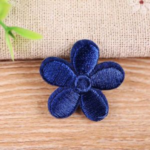 FREMRAG Small Flower 10PCS Decals Embroidered Clothes Decorative Clothing Accessories Applique Iron On Patches Sewing Patch Embroidery Stickers