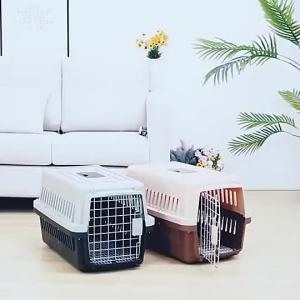 Portable Travel Carrier Cage Dog Cage Cat Cage With Handle Air Cage