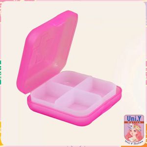 Uni.Y กล่องยา มินิ กล่องสีสันลูกกวาด หลายช่อง กล่องยาแบบพกพา สปอตสินค้า Cross-packing pill box
