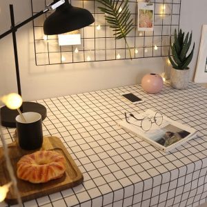 Khăn trải bàn không thấm nước Khăn trải bàn Trang trí Trang trí Bàn 90 x 137cm BB010
