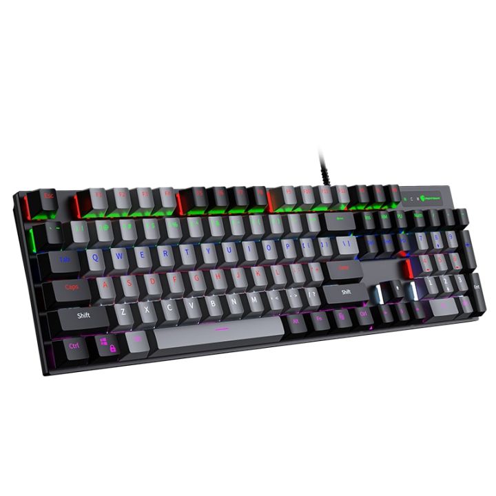 Pantsan Esports Gaming Real Mechanical Keyboard Blue Axis RGB Glow ...