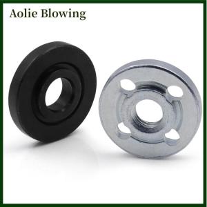 Aolie หน้าแปลนน็อตล็อคสแตนเลส2ชิ้นชุดด้านนอกด้านนอกเครื่องบดมุมเครื่องมือไฟฟ้า