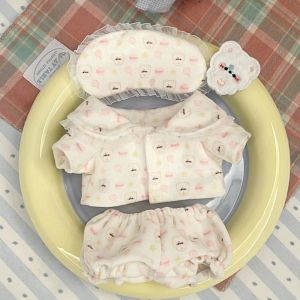 GONGL Áo hoodie Váy búp bê cotton 20cm Lolita. Mũ che đầu Quần áo đồ chơi nhồi bông Quần áo DIY Váy có dây đeo vai Quần áo búp bê bằng cotton Búp bê bông 20cm