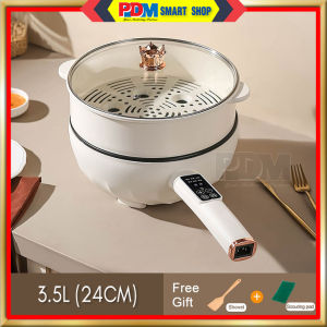 PDM Multifunctional Electric Frying Pan With Steamer Intelligent Non-Stick Wok Cooking Pan 电炒锅 3.5L /4.5L /5.5L