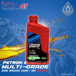 PETRON SPRINT 4T MULTIGRADE SAE SR200 20W-40 800ML Motorcycle Engine Oil