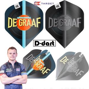 TARGET DARTS FLIGHT - Jeffrey de Graaf G1 No.2 DART FLIGHTS 3PCS/PACK