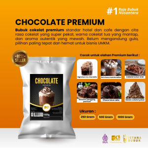 Bubuk Minuman Premium Rasa Chocolate Powder Drink Premium Cokelat