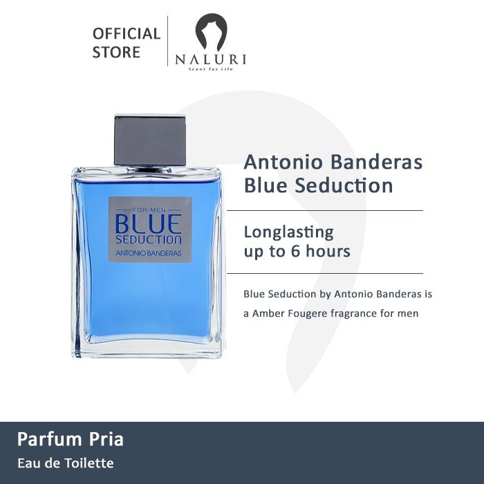 Parfum EDT For Men 200ml Antonio Banderas Blue Seduction Lazada