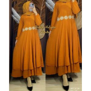 GAMIS MALAYSIA RENDA PINGGANG BUSUI FRIENDLY / GAMIS SERUTY FULL PURING / GAMIS MELAYU POLOS