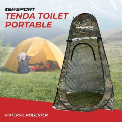 READY TaffSPORT Tenda Toilet wc Lipat Portable camping darurat outdoor Potty Automatic Open AT6516