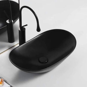 FREESHIP Chậu Thuyền Lavabo Đặt Bàn Đá YAMATO Kiểu Dáng Hiện Đại Men Sứ Cao Cấp Không Ố Vàng - Bảo Hành 10 Năm