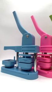 Square on Press Machine 50mm with Free Magnet 100set ( Pink/ Blue/ Green)