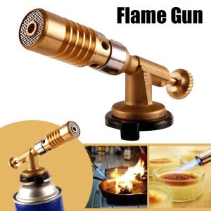 Portable Welding Torch Gas Burner Flame Gun High Temperature Brass Copper Gas Torch Brazing Solder Propane Welding